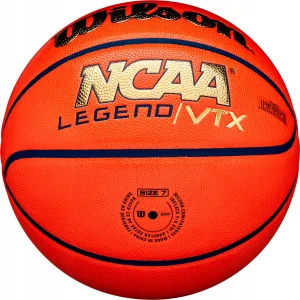 М'яч баскетбольний Wilson NCAA Legend VTX BSKT size 7 Orange/Gold WZ2007401XB7 (оригінал)