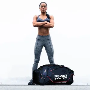 Спортивна сумка Power System PS-7010 Gym Bag Magna чорний/червоний