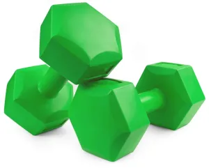 Гантелі композитні PowerPlay 4124 Hercules 2*2 кг. зелені (пара - 2шт.)