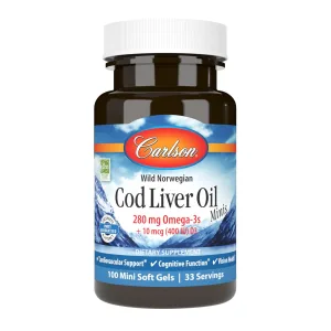 Cod Liver Oil - 100 міні м'яких капсул