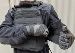 Плитоноска Pantsyr-2 (тактичний військовий жилет, бронежилет MOLLE) чорний