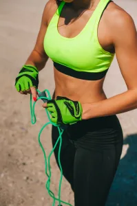 Скакалка PowerPlay 4204 класичний Jump Rope зелена 2,7 m.