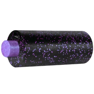 Масажний ролик роллер гладкий PowerPlay PP-4348 2 in 1-EPP Foam Roller Чорно/Фіолетовий 33x14 см.