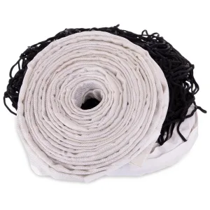 Volleyball Net MIK 9.5x1.0 m Black-White
