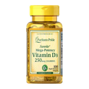 Vitamin D3 250 мкг 10,000 IU - 100 софтгель
