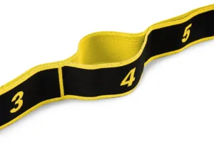 Еспандер з петлями для розтяжки PowerPlay PP_4311 Fitness Band Жовта 88*4 см.