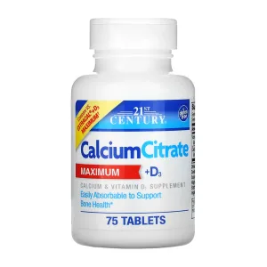 Calcium Citrate + D3 - 75 таблеток