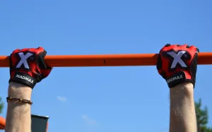 Рукавички для фітнесу MadMax MXG-101 X Gloves Black/Grey/Red S