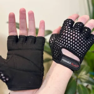 Рукавички для фітнесу PowerPlay 1953 Чорні - M