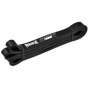Еспандер петля гумка для фітнесу і кроссфіту PowerPlay 4117 Power Band Чорна 16 - 32 кг