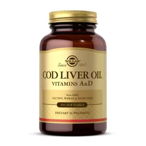 Cod Liver Oil Vitamins A&D - 100 софтгель