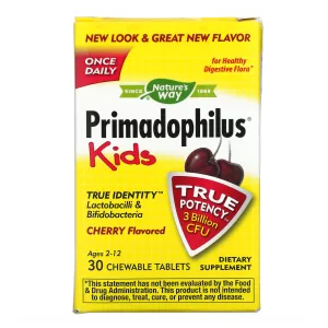 Kids Primadophilus - 30 таблеток Вишня
