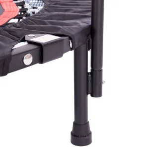 Батут для фітнесу з ручкою Profi Sport 122 см чорний MS 0515