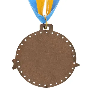 Медали с лентой 3 место 6 см