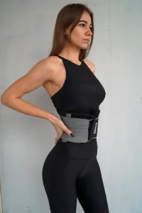 Back Support Belt Corset Power System PS-6031 Waist Shaper Grey L/XL