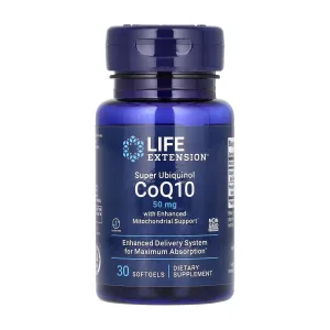 Super Ubiquinol CoQ10 with Enhanced Mitochondrial Support 50 мг - 30 софтгель