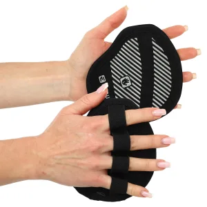 Накладки атлетичні протиковзкі Грипад GRIPAD WorkOut ROUND ЗАХИСТ РУК EZOUS чорний