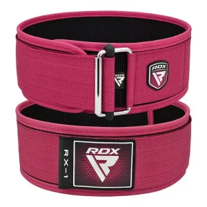 Пояс для важкої атлетики RDX RX1 Weight Lifting Belt PINK-XS