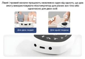 Міостимулятор EasyFit ActivePulse масажер електростимулятор м'язів + чохол