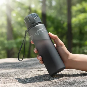 Пляшка для води CASNO 560 мл з матовим покриттям сіра