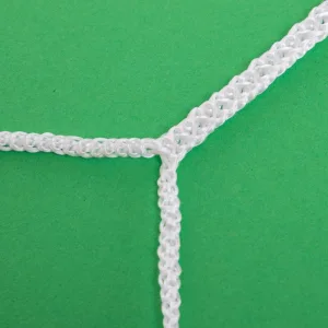 Сетка на ворота футбольные в комплекте из 2 штук CIMA 7,32х2,44х1,5 м белый