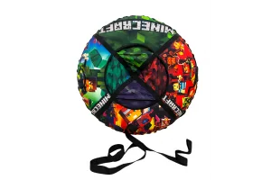 Надувні санки ватрушка з камерою "майнкрафт" 120 см