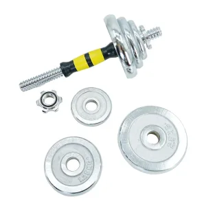 Гантелі розбірні Sport хромовані з грифом у валізі 2 шт по 10 кг