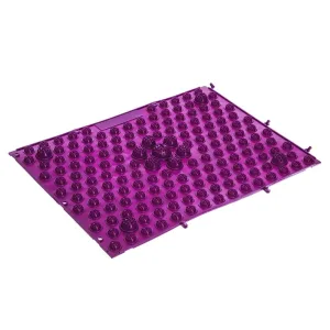 Килимок пазл ортопедичний масажний 38.5 см 28 см Фіолетовий - 240-260 г