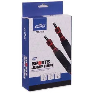 Скакалка швидкісна кросфіт зі сталевим тросом Cima CM J812 жовтий