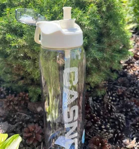 Пляшка для води CASNO 1000 мл KXN-1258 біла