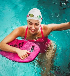 Swimming Board Aqua Speed WAVE KICKBOARD 3980 Green Universal 43x28x3.6 cm 539-38 (Original)