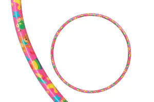 Обруч Bamsic "дівчинка" 53 см цільний гімнастичний пластиковий