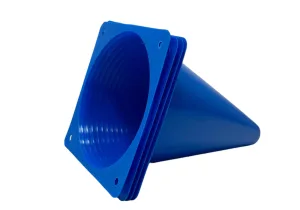 Конуси-фішки спортивні EasyFit 17 см (набір з 4 штук) сині