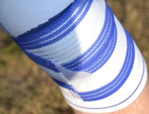 Knee Support Power System PS-6008 Knee Support Pro Blue/White 1 pc. L/XL