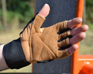 Рукавички для фітнесу MadMax MFG-269 Professional Brown S