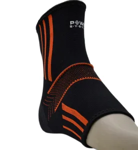 Бандажі на гомілкостоп Power System PS-6022 Ankle Support Evo Black/Orange 2 шт. - M