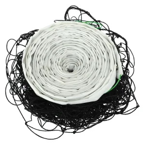 Сітка для волейболу 9,5х1,0 м з тросом чорний