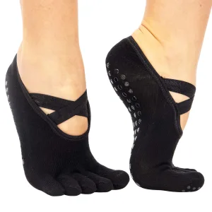 Шкарпетки для йоги №3 розмір 36-41 Чорний