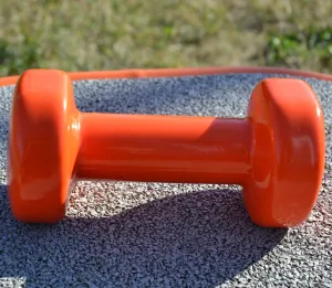 Гантель вінілова PowerPlay 1 кг. PP_4103 помаранчева (1шт.)