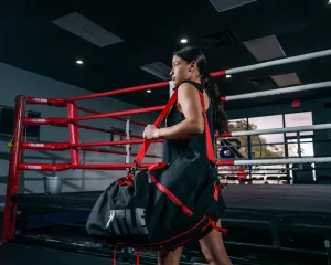 Спортивна сумка TITLE Boxing Champion Sport Bag/Backpack Black/Red