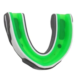 Капа боксерська Everlast EVERGEL MOUTH GUARD зелено-білий універсальна (оригінал)