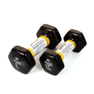 Гантелі Sport для фітнесу з вініловим покриттям 2 шт по 2.0 кг GSD-2.0BK