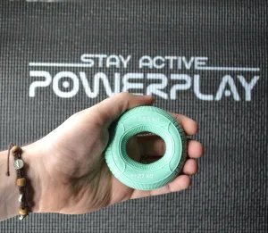 Еспандер кистьовий силіконовий PowerPlay PP-4330 Hand Grip Loops Medium 22,5-27 кг. м'ятний