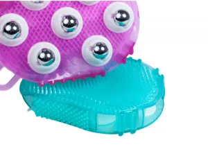 Масажер рукавиця двостороння з магнітними насадками. бірюзовий