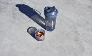 Шейкер спортивний SmartShake Slim - 500 мл сірий