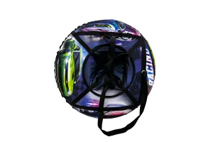 Тюбинг надувные санки ватрушка с камерой "гонки" 120 см