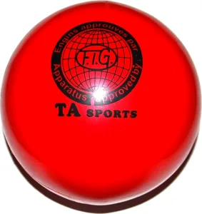 М'яч для художньої гімнастики 15 см Червоний