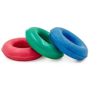 Еспандер кистьовий кільце навантаження - 20 кг Зелений - червоний, зелений, синій.