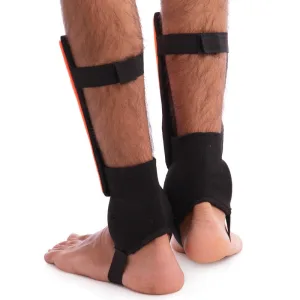 Щитки футбольні із захистом кісточки 602P розмір S Зелений