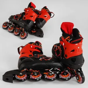 Ролики BEST ROLLER розмір 35-38 чорно-червоні